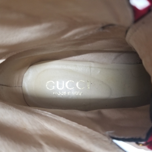 Excellent Condition Womens GUCCI High Top Honeybee Boots Size 42 Euro - Picture 8 of 11